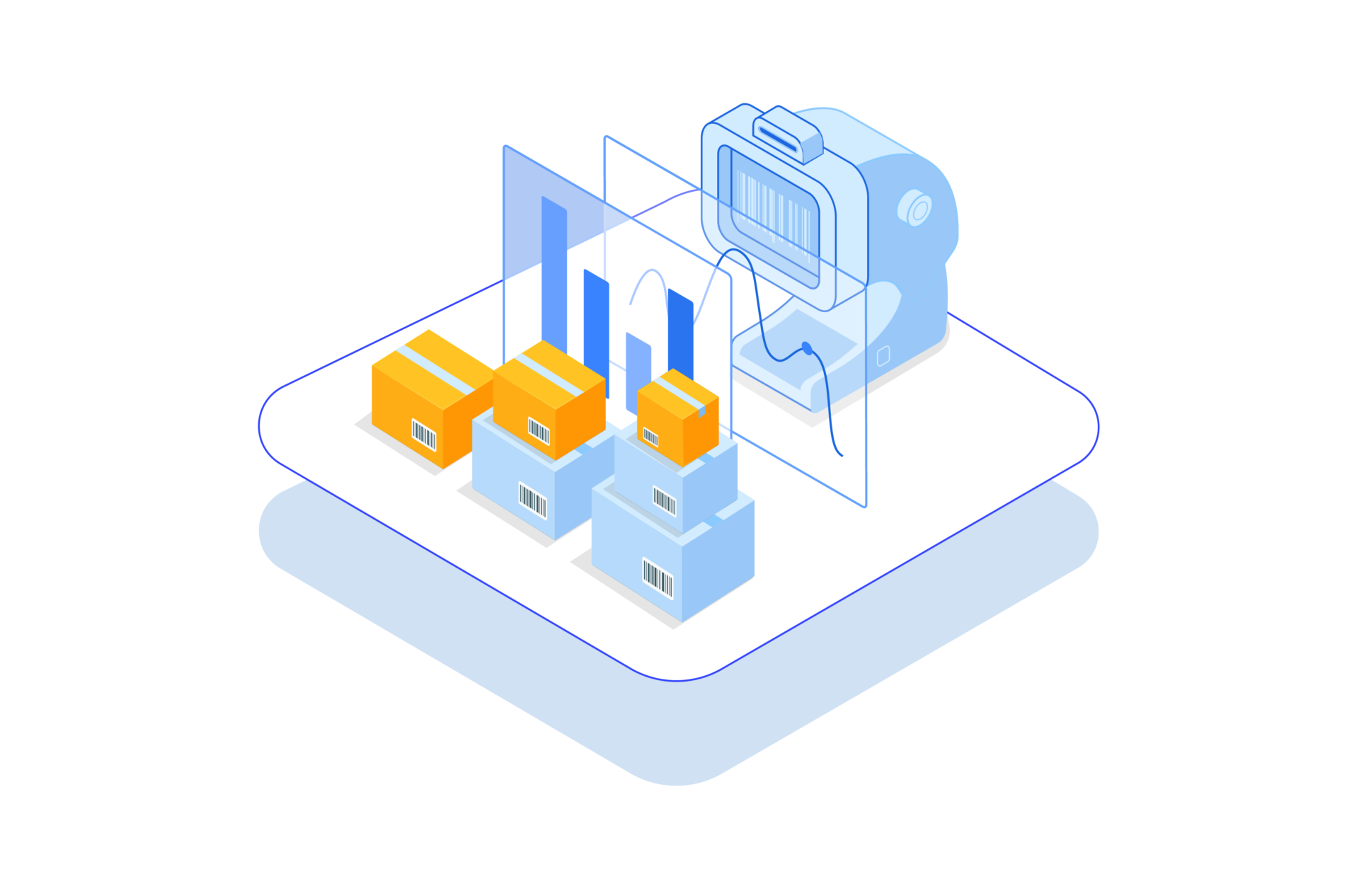 barcode scanner anayltics and dashboard