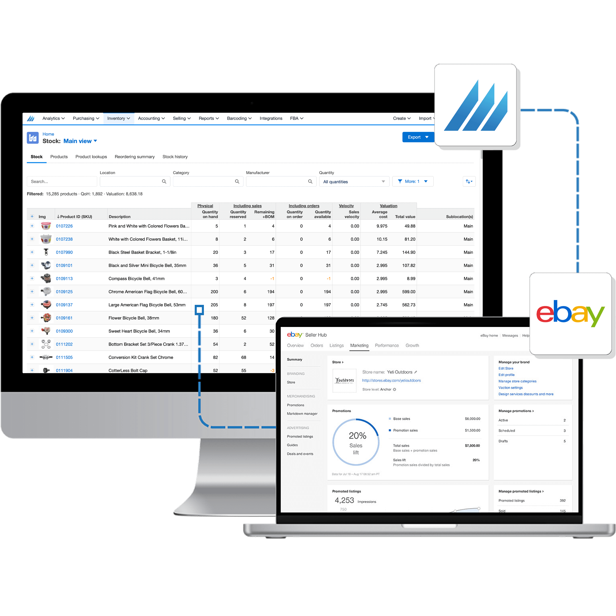 Finale Inventory and ebay integration