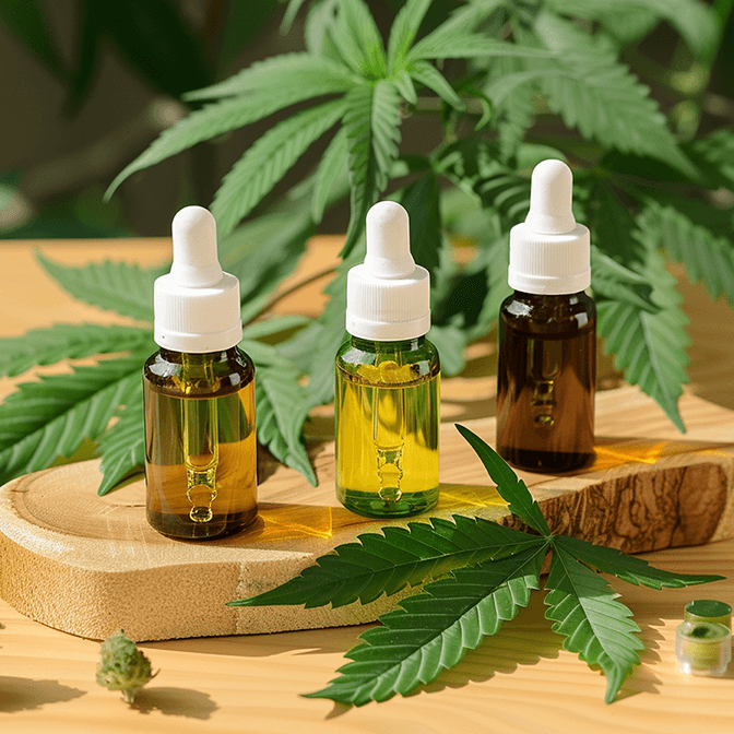 CBD Oil Dropper Bottles